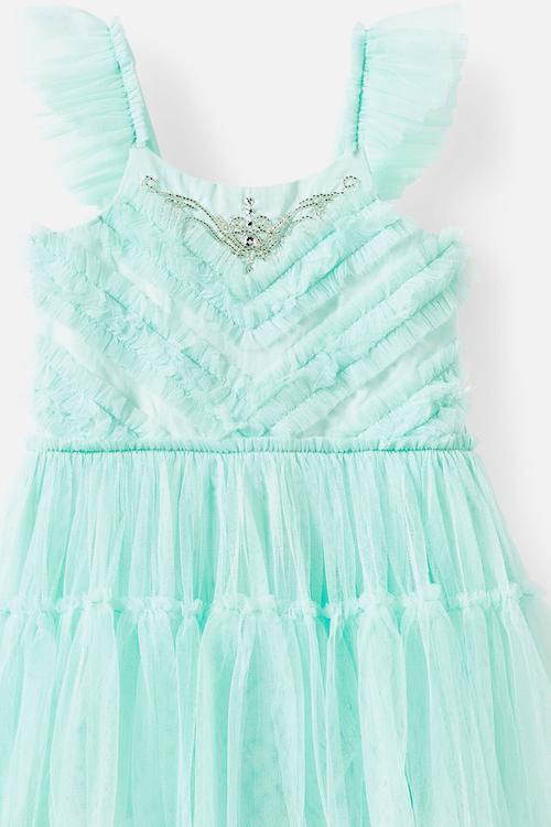 Isabella dress up dress - ice mint/ruffle sparkle
