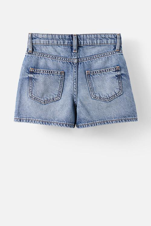 Alayna aline denim skort - blue haven mid blue