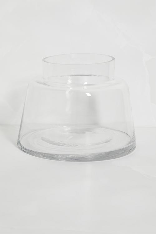Glass jar vase