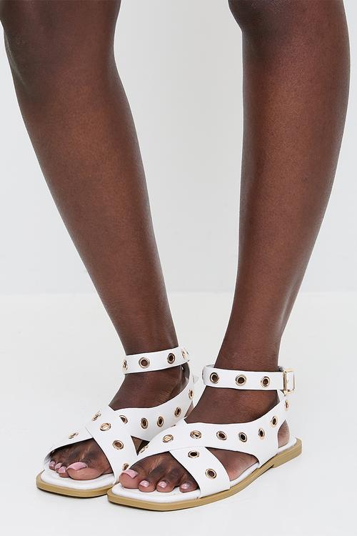 Merritt slingback - white