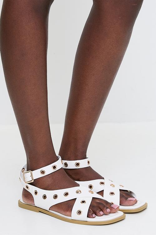 Merritt slingback - white