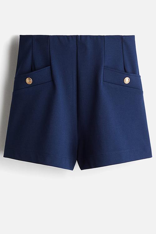 Interlock shorts - navy blue
