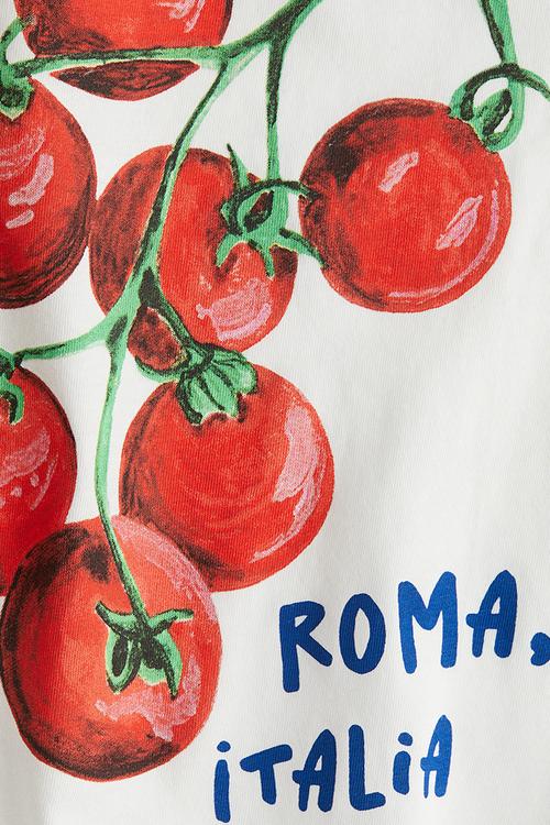 Printed t-shirt - white tomatoes
