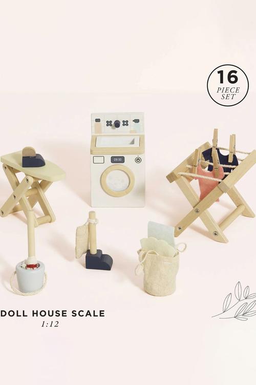 16 Pcs Laundry Room - off white