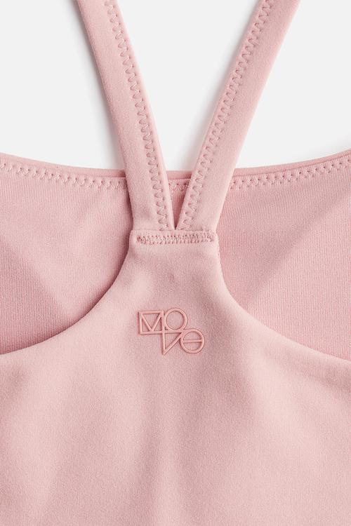Medium support yoga bra with softmove™ - pink