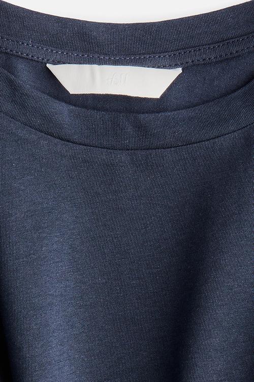 Cotton T-shirt - blue