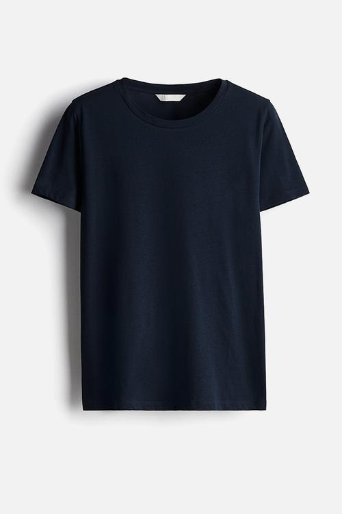 Cotton T-shirt - blue
