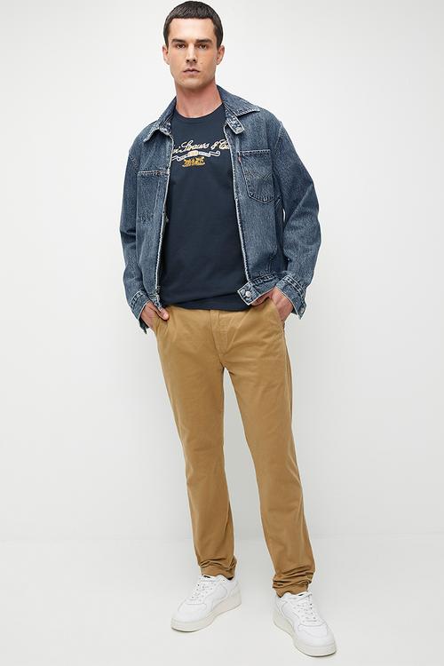 Ss Relaxed Fit Tee - Ls&Co Prep Script Navy Blazer Graphic