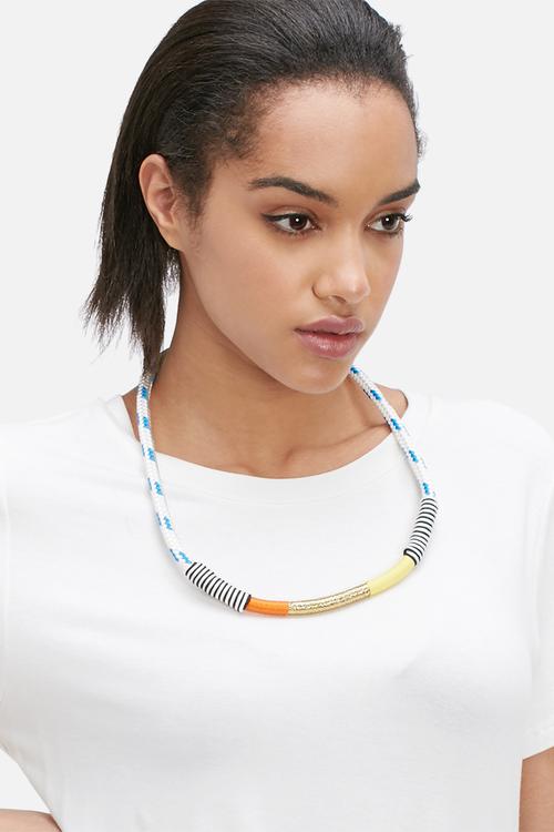 Wanderlust rope necklace