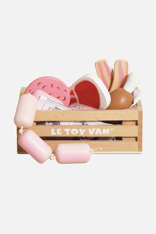 7Pcs Butchers Meat Crate - multi