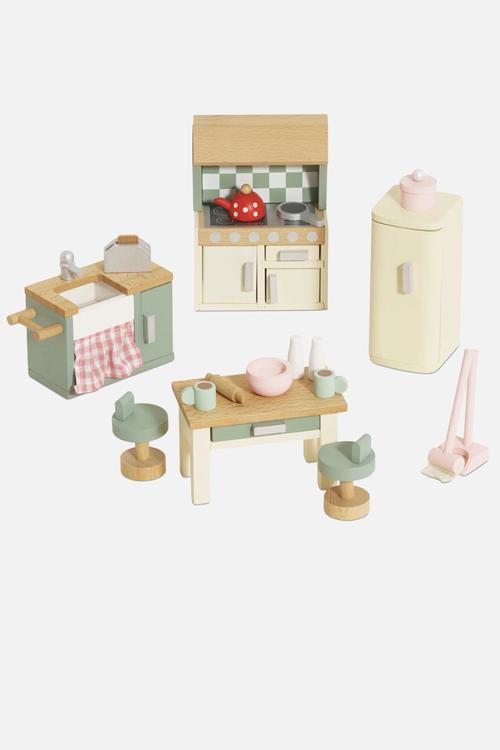 20 Pcs  Kitchen Furniture - sage /beige