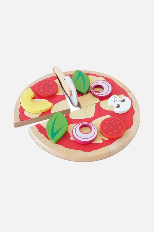 13Pcs Pizza & Toppings with Slice Cutter - multi