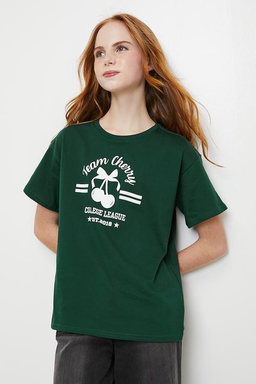 Graphic tee - green