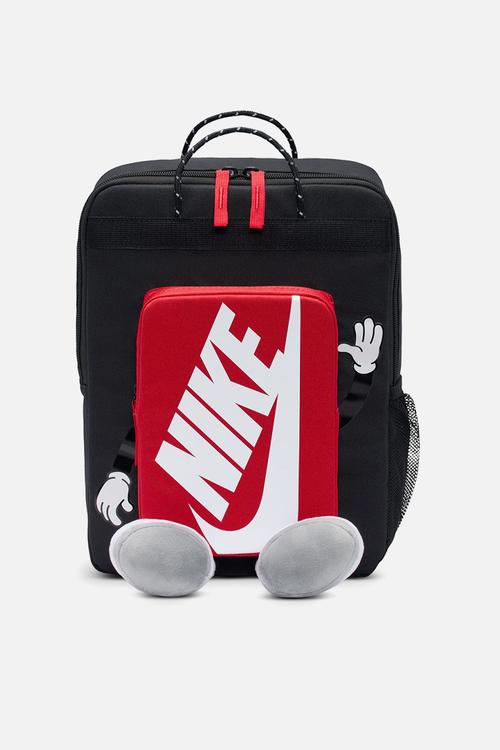 Youth Nike Boxy Backpack-Black/University Red/White