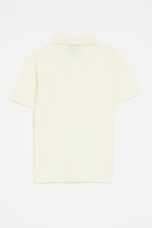 Boys glad neck shirt - winter white
