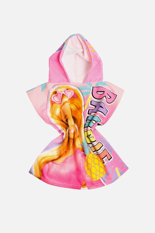Barbie hooded towel -multi