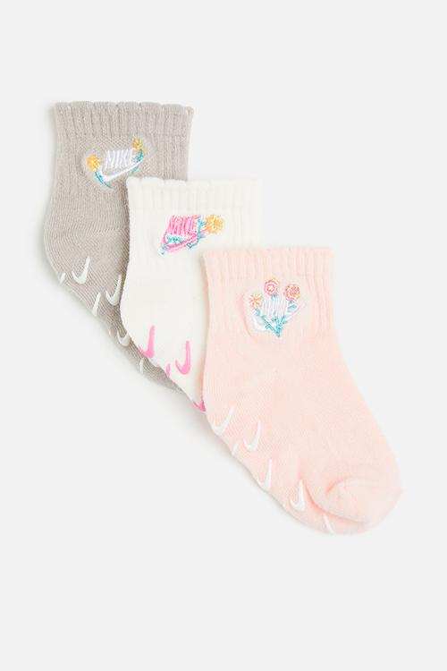 Nike 3pk quarter sock - sail