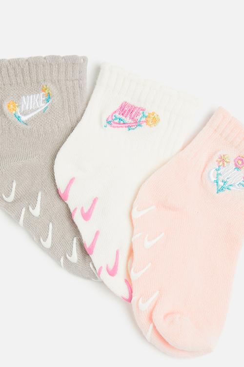 Nike 3pk quarter sock - sail