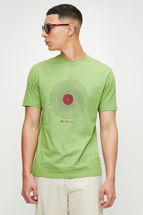 Sound Wave Record - Piquant Green