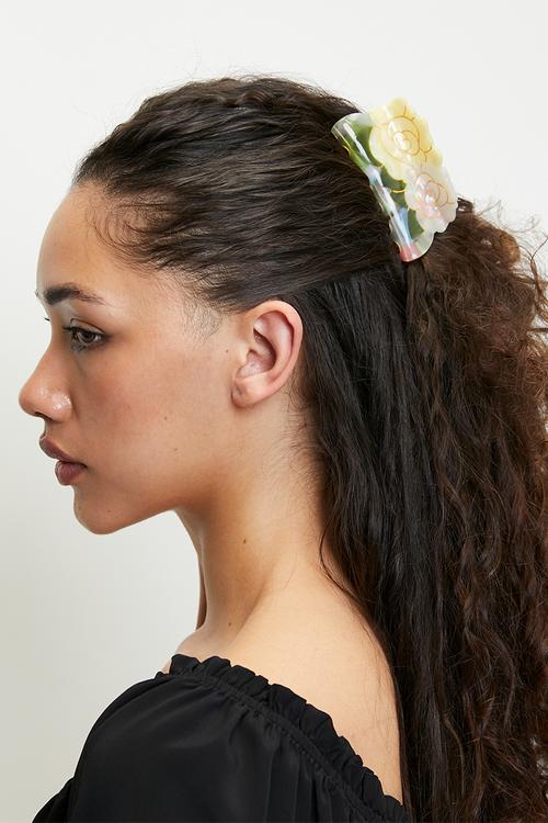 Frankie flower claw clip-multi
