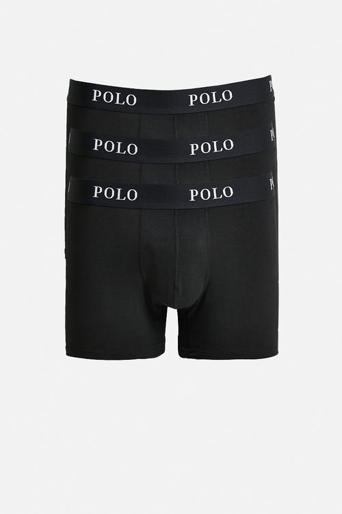Men Basic Knit Boxer 3 Pack - Black