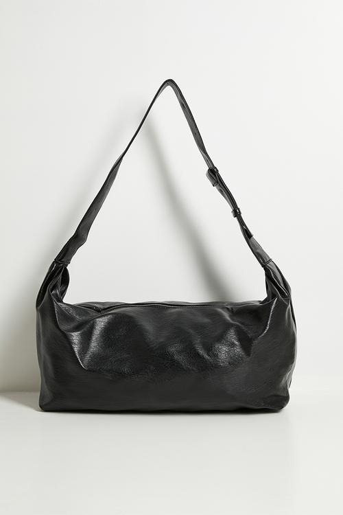 Primrose slouch tote bag-black