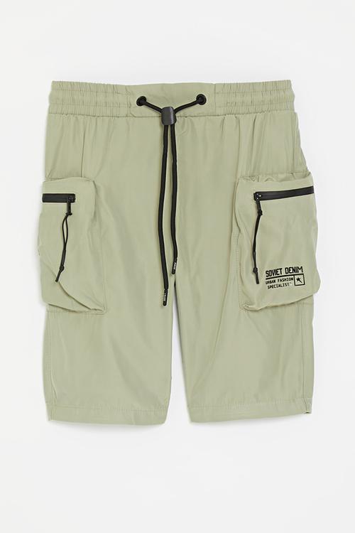 Boys fashion nylon short - sage