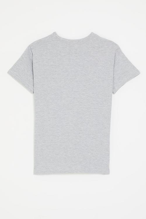 Printed tee - grey