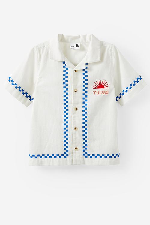 Cabana short sleeve shirt - vanilla/resort