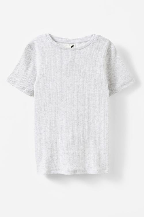 Raya baby tee - snow marle