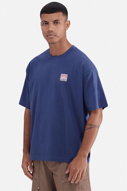 Org Washbash Tee - Uniform blue