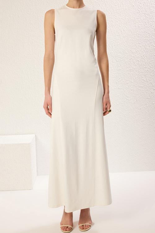 Knitting Lining/Inner Lining Dress - Ecru