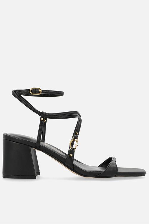 Nappa  ankle-strap - black