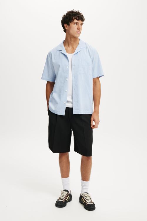 Riviera Short Sleeve Shirt - Blue Stripe