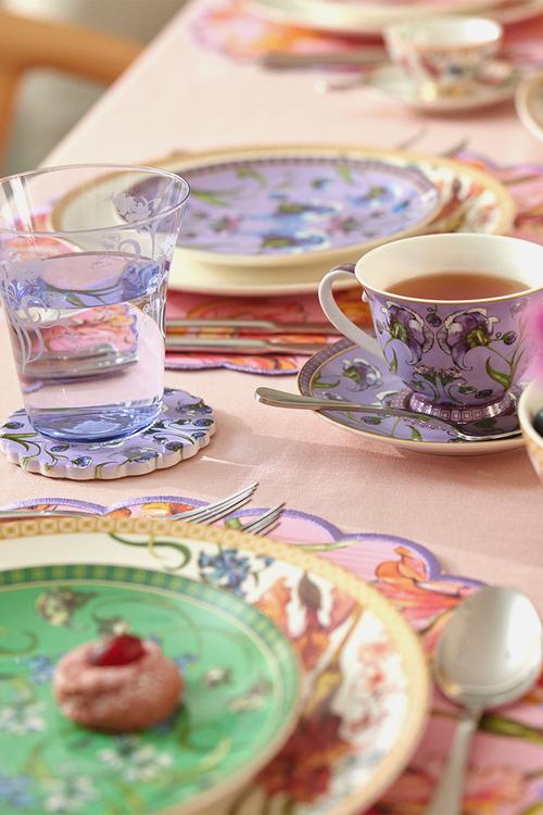 Mw em mystique coupe dinner set 12pc - white