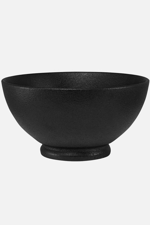 Mw caviar noodle bowl 17x9cm blk set of 4 - black