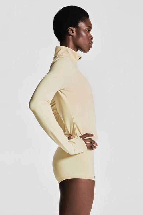 Zip-through sports jacket with softmove™ - light yellow