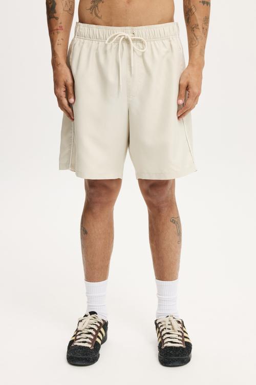 Nomad Baggy Short - Ecru Side Panel