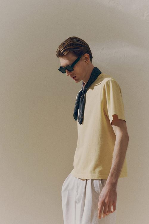 Regular fit T-shirt - yellow