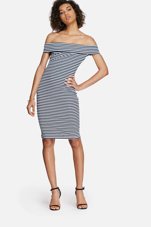 Bardot off shoulder dress