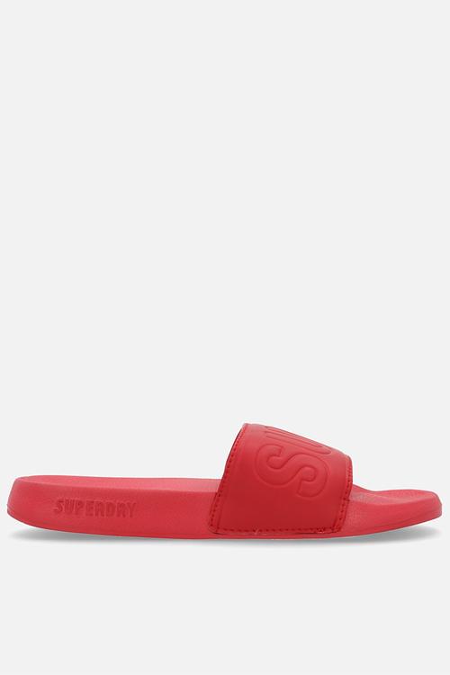 Code Core Vegan Pool Slide - Risk Red/Optic