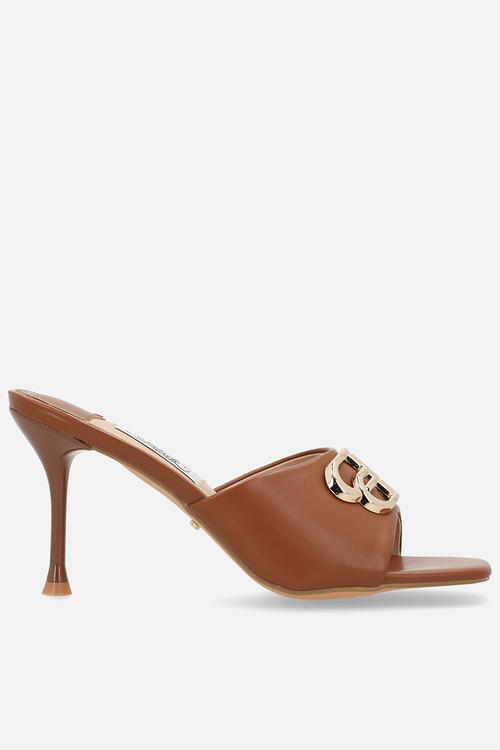 Chanel 3 mule heel - tan