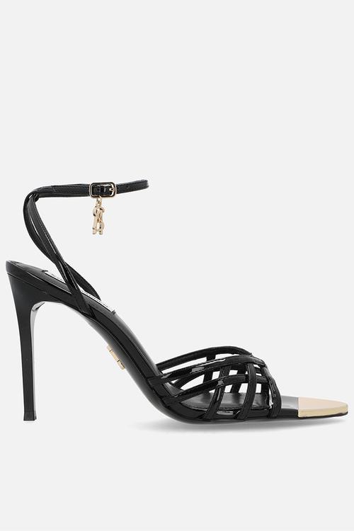 Peepshow heel - blk patent