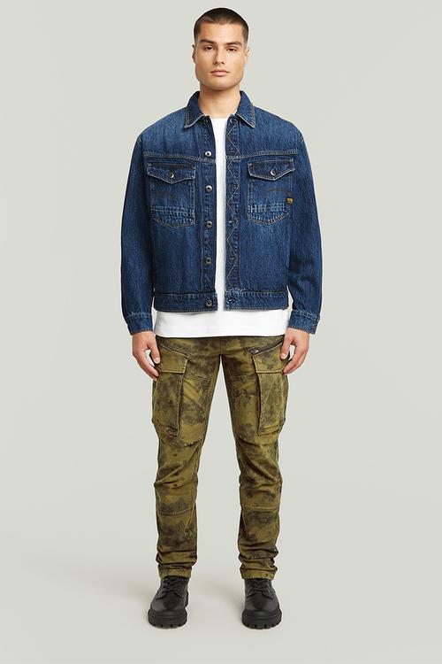 Rovic Zip 3D Regular Tapered - Vintage Dust Dark Olive Forest Camo