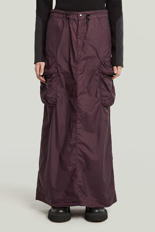 Cargo Long Skirt Wmn - Dk Fig Gd