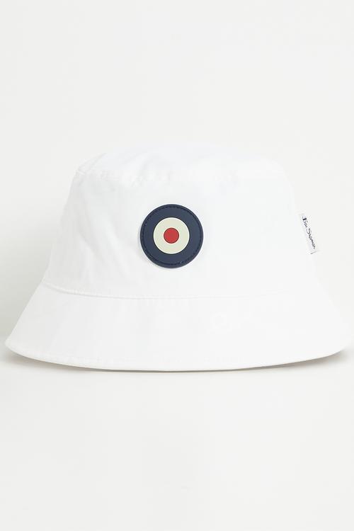 Wax Tar Bucket Hat - White