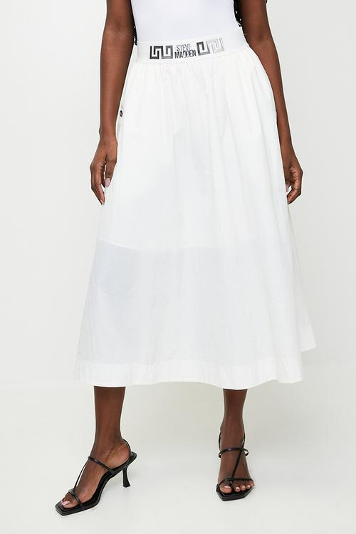 Ladies Fae Flare Skirt - White