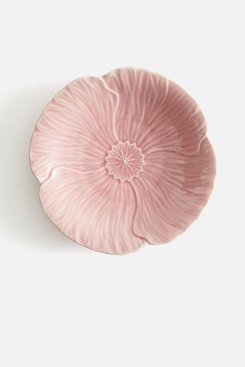 Small stoneware plate - pink