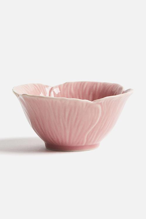 Small stoneware bowl - pink