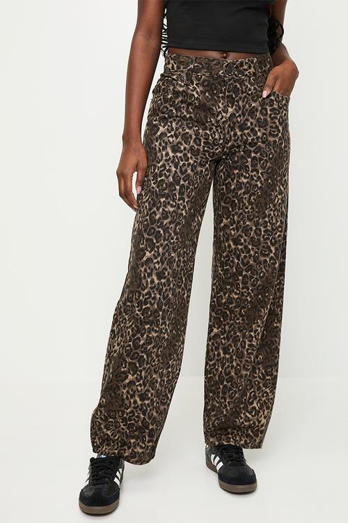 Baggy Dad Jeans - Cat Eyes